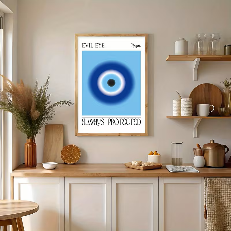 Pieza de arte de ojo turco - Foto 3